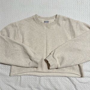 TNA Light Beige Crewneck Sweater